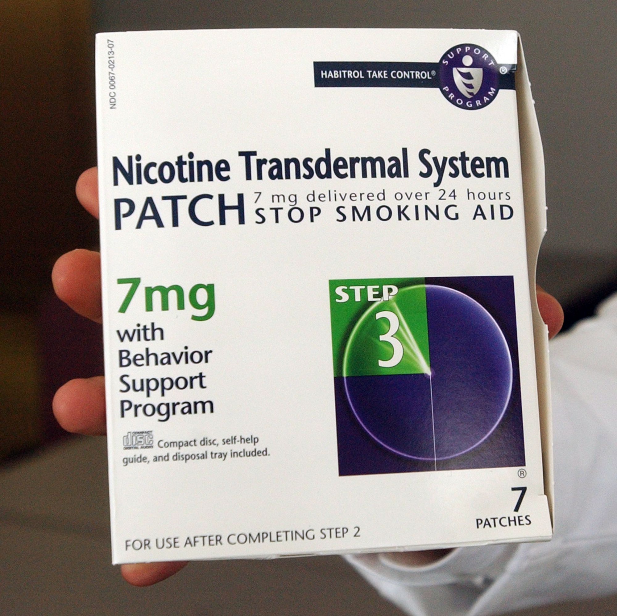 NicoDerm CQ Clear Nicotine Patches Step 2 14mg 14ct Quit Smoking Aid
