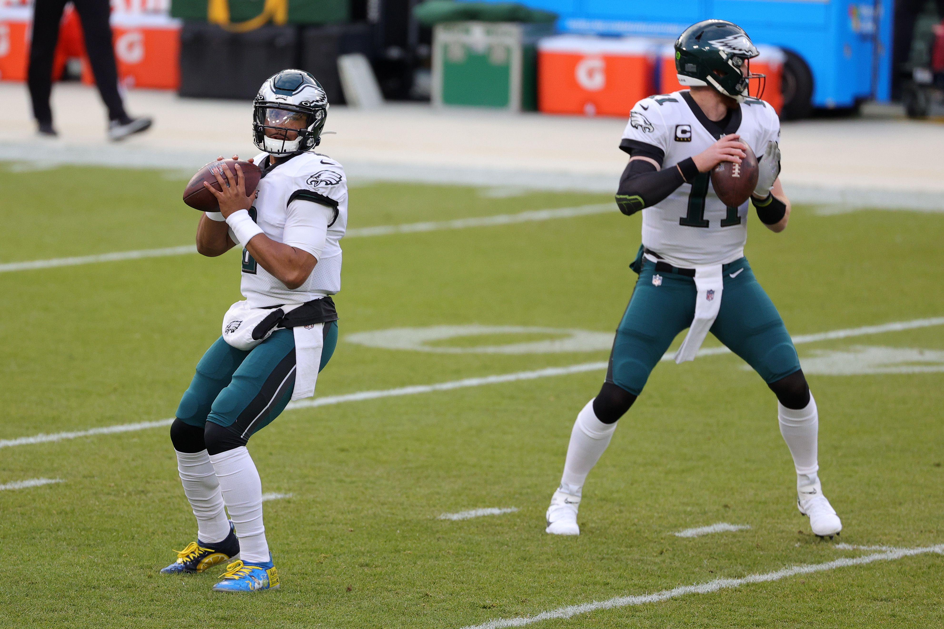 Carson Wentz, banged-up Eagles rally but fall short vs. Ravens