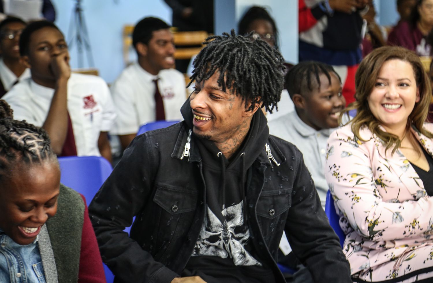 21 Savage provides more than 2,500 DeKalb County school kids with free