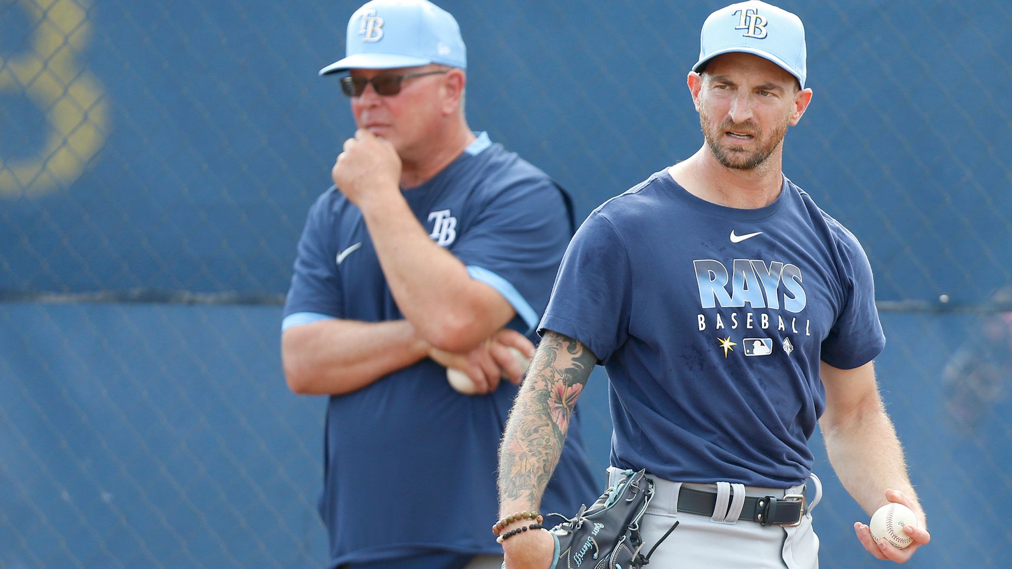 Team Issued Devil Rays Cap: Ryan Sherriff #71- 2020 Postseason