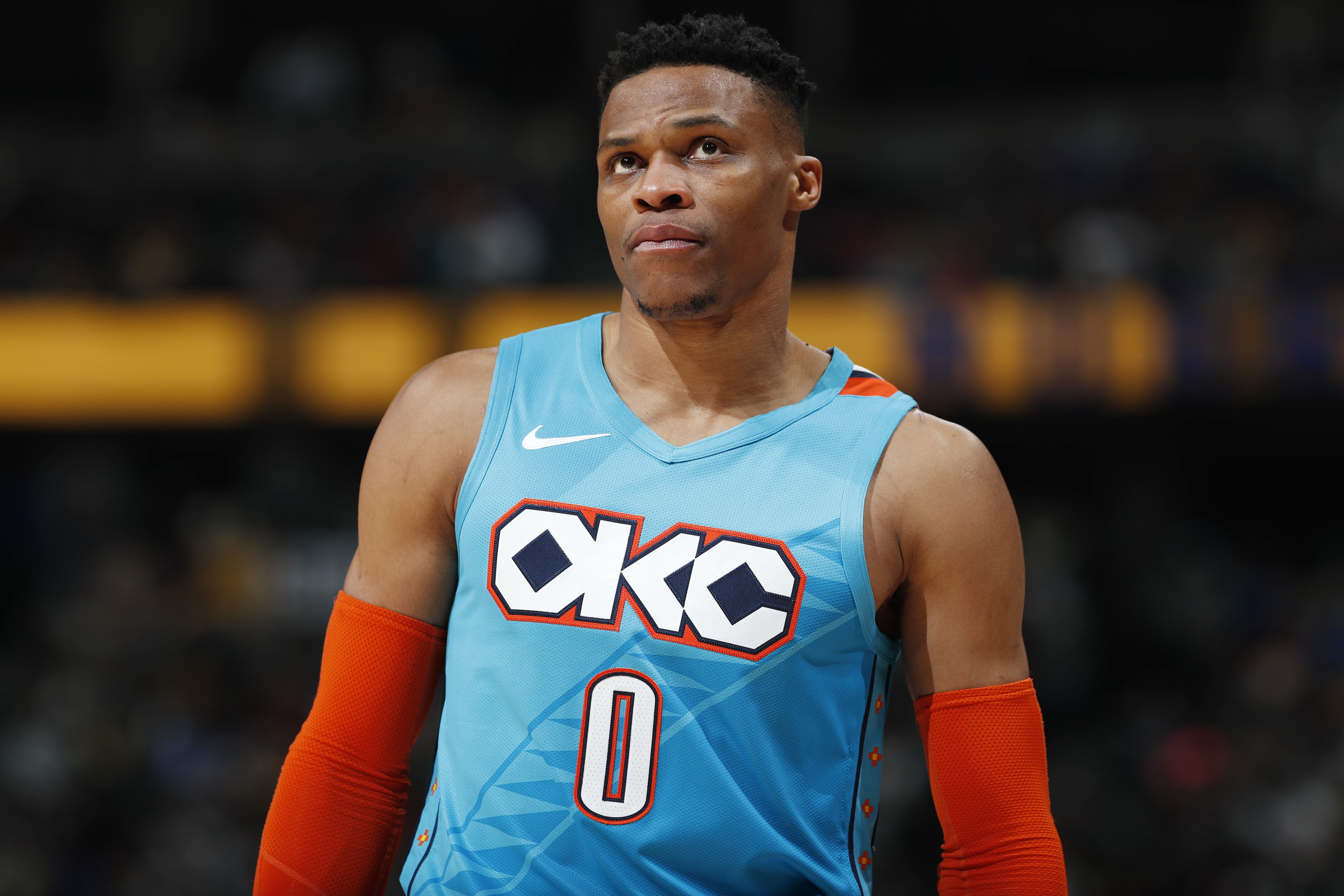 Oklahoma City Thunder Russell Westbrook White Statement Jersey