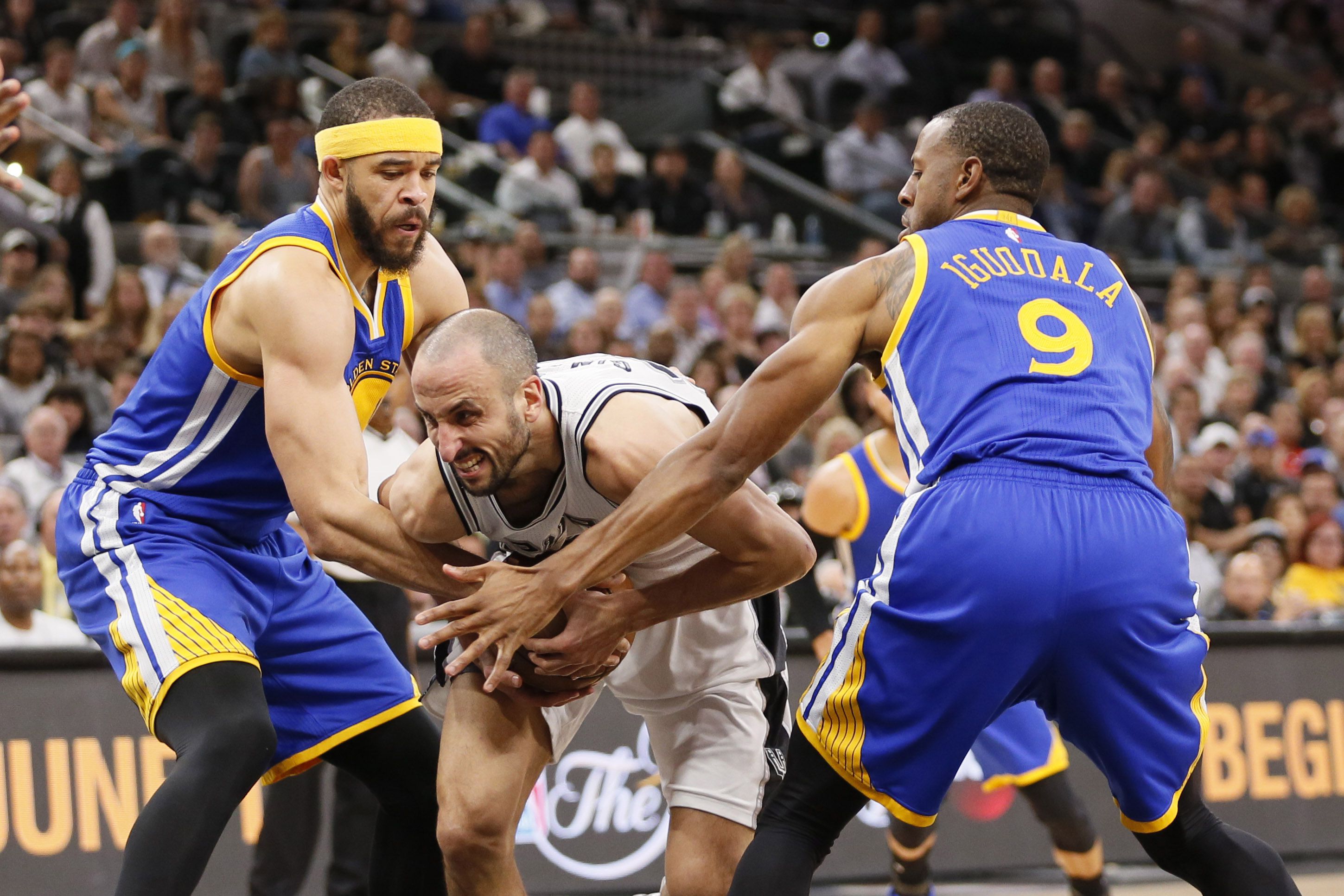 NBA: Playoffs-Golden State Warriors at San Antonio Spurs