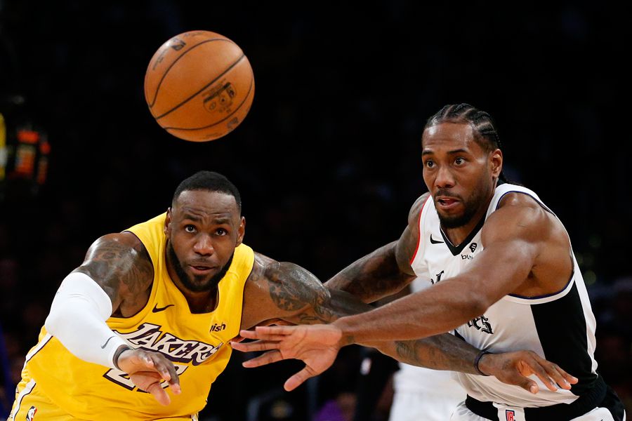 Kawhi Leonard, LeBron James