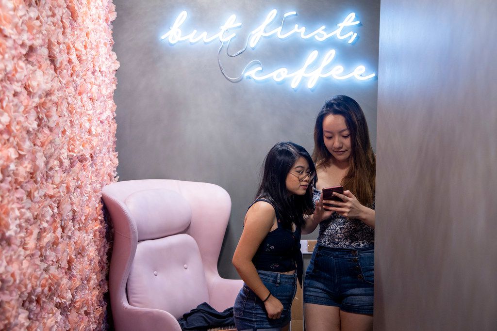 Instagram-friendly Pink Coffee shop opens in Garland
