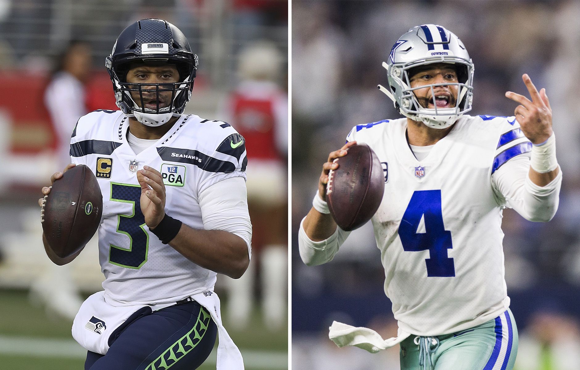 Cowboys' Dak Prescott seeks 1st playoff win vs. Russell Wilson, Seahawks -  The Globe and Mail