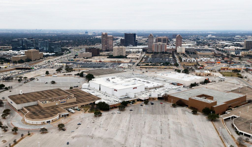 Just a small section of the Valley View Mall in Dallas, Texas still  remains. It's been completely trashed as it sits abandoned. It's not…