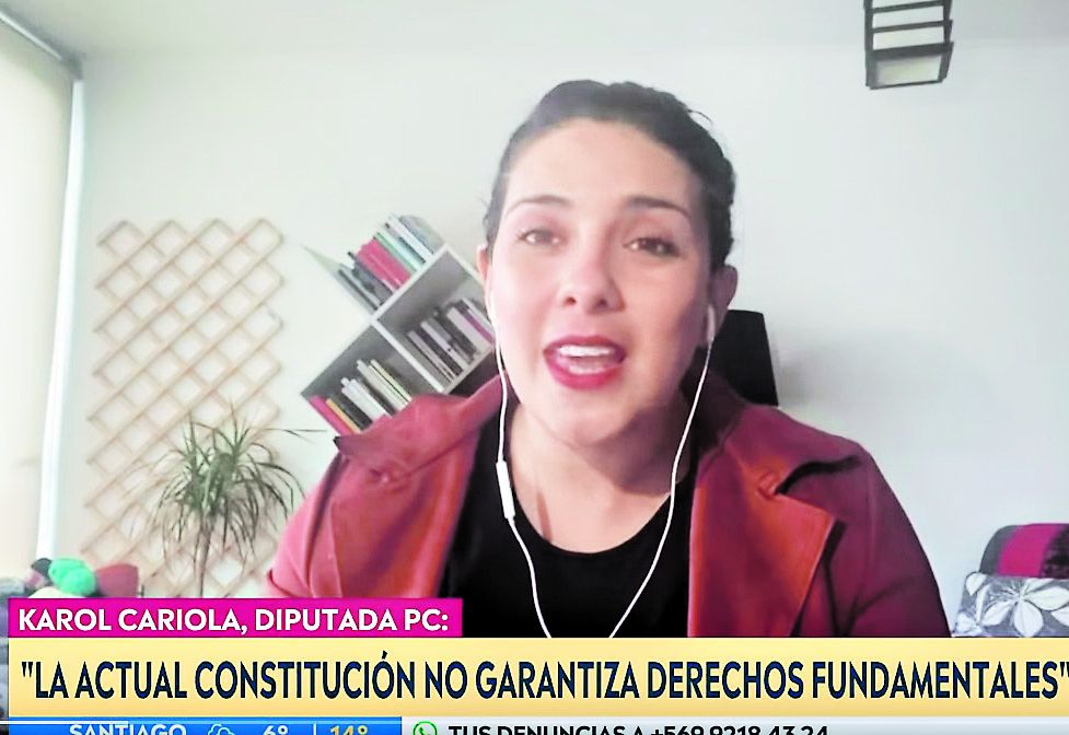 La diputada comunista Karol Cariola.