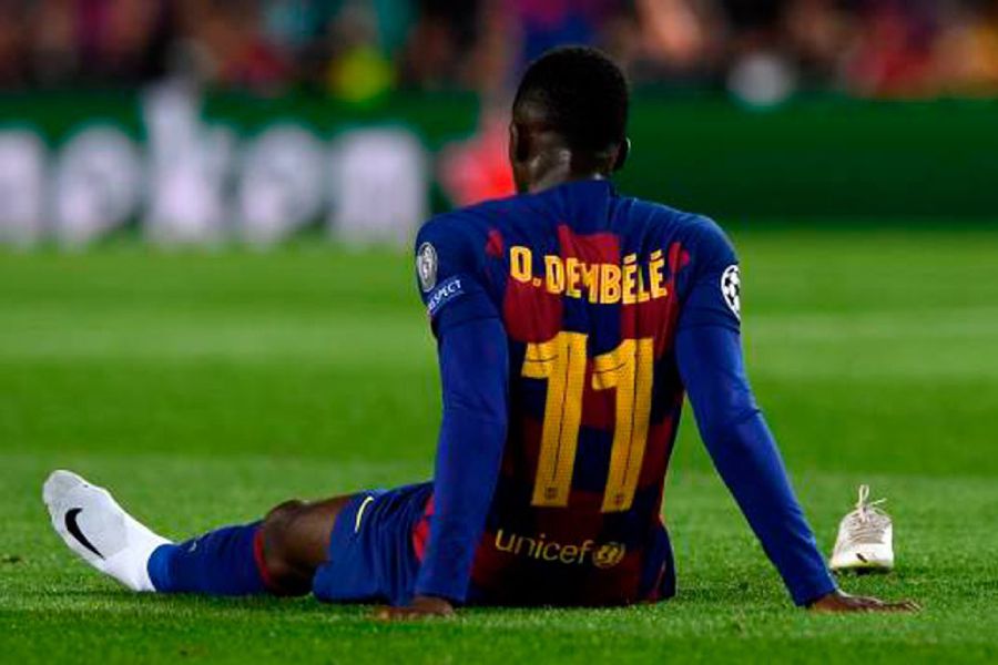 Dembélé  lesionado