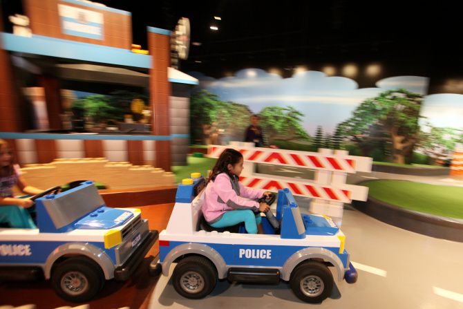 Dallas Cowboys Stadium made of Legos at Lego Land.Grapevine Mills