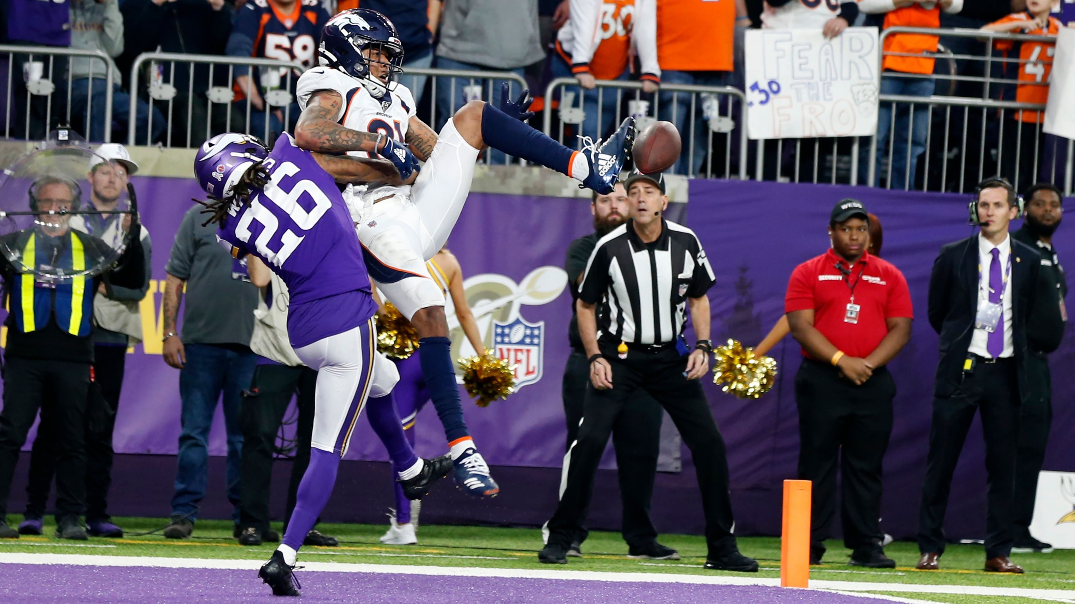 NFL roundup: Vikings stun Broncos 27-23 after trailing 20-0 at