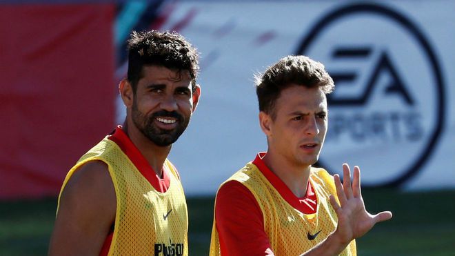 Diego Costa y Santiago Arias, Atlético de Madrid