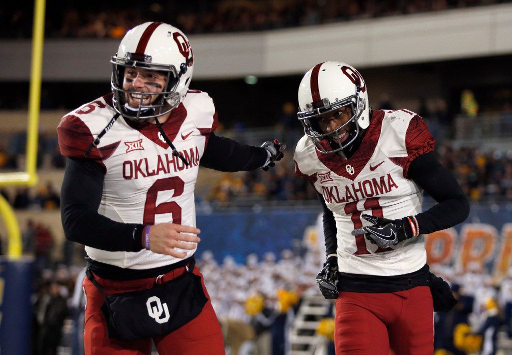 Oklahoma Sooners #6 Baker Mayfield White Football Jersey, 43% OFF