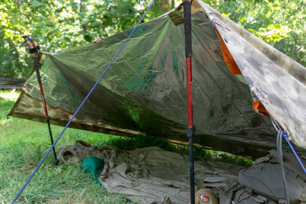 Dry With These Improvised Tarp Shelters 