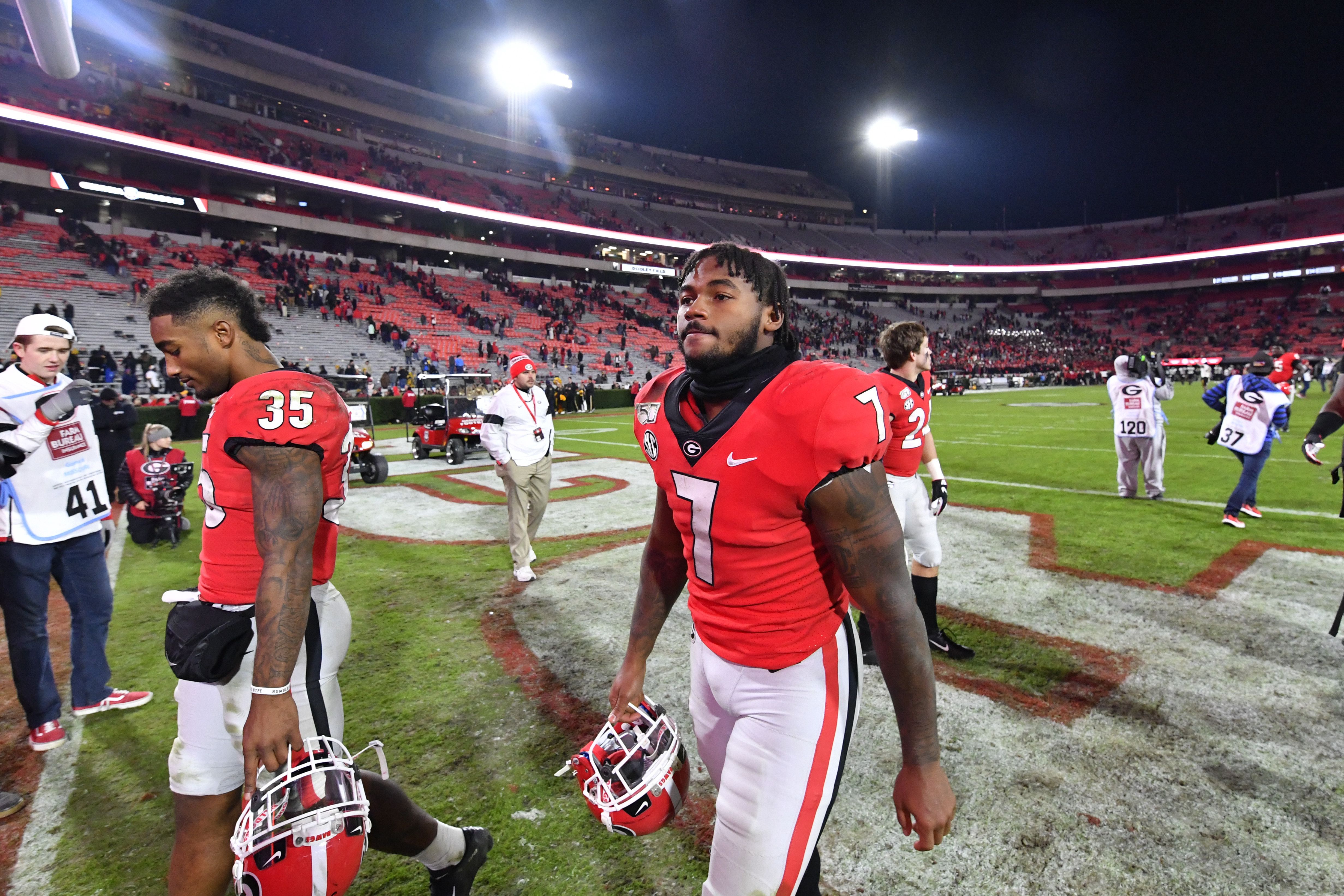 NFL Draft 2020: Philly native D'Andre Swift picked by Detroit Lions with  No. 35 overall pick after starring at St. Joe's Prep, Georgia 