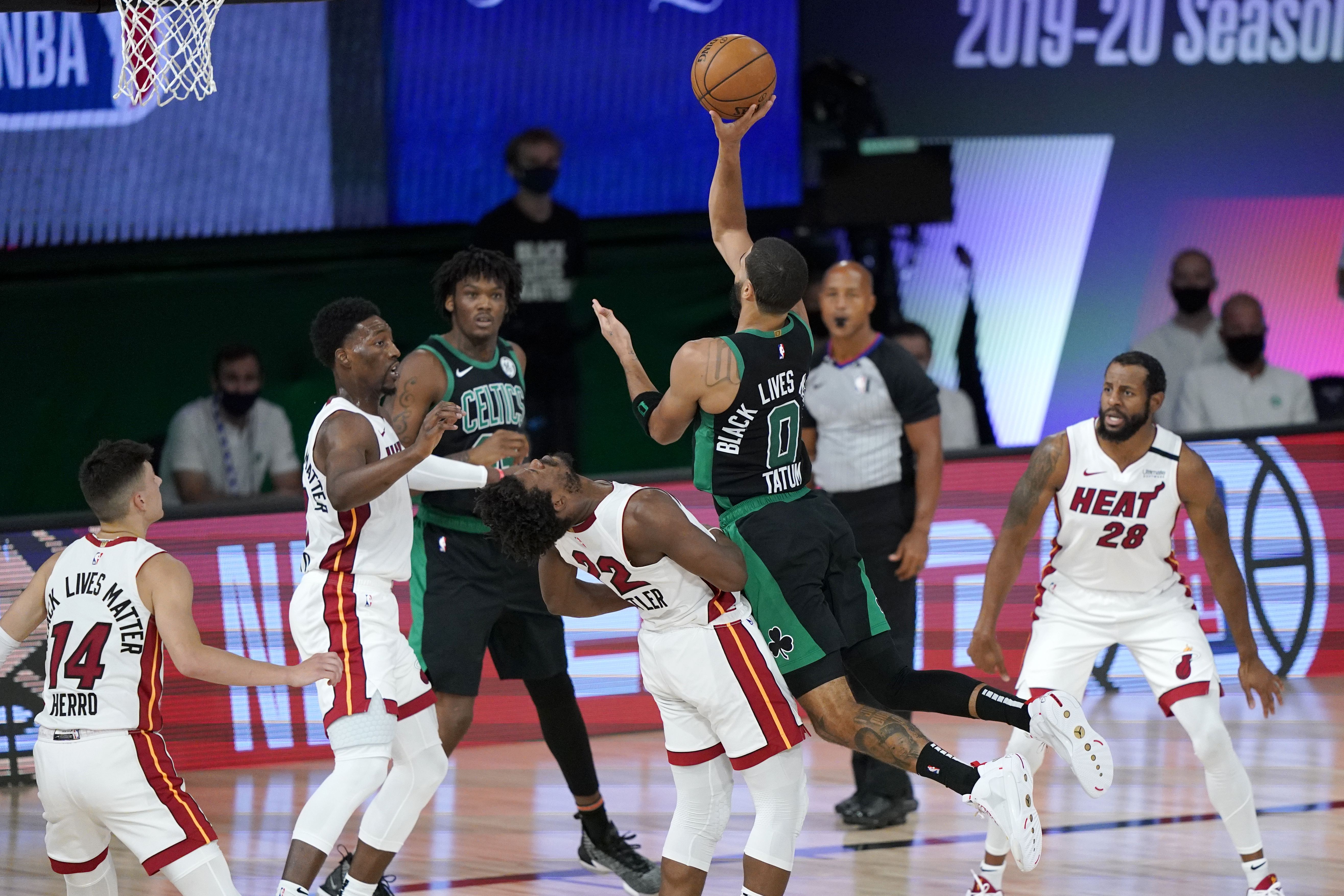 Why Heat's Bam Ad o hates Celtics, details Jayson Tatum