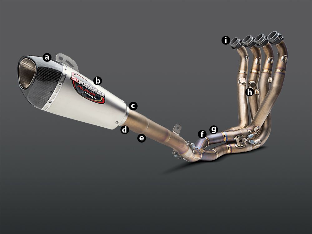 Gsxr 1000 deals full exhaust system