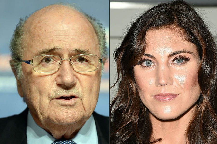 Blatter Hope Solo AFP