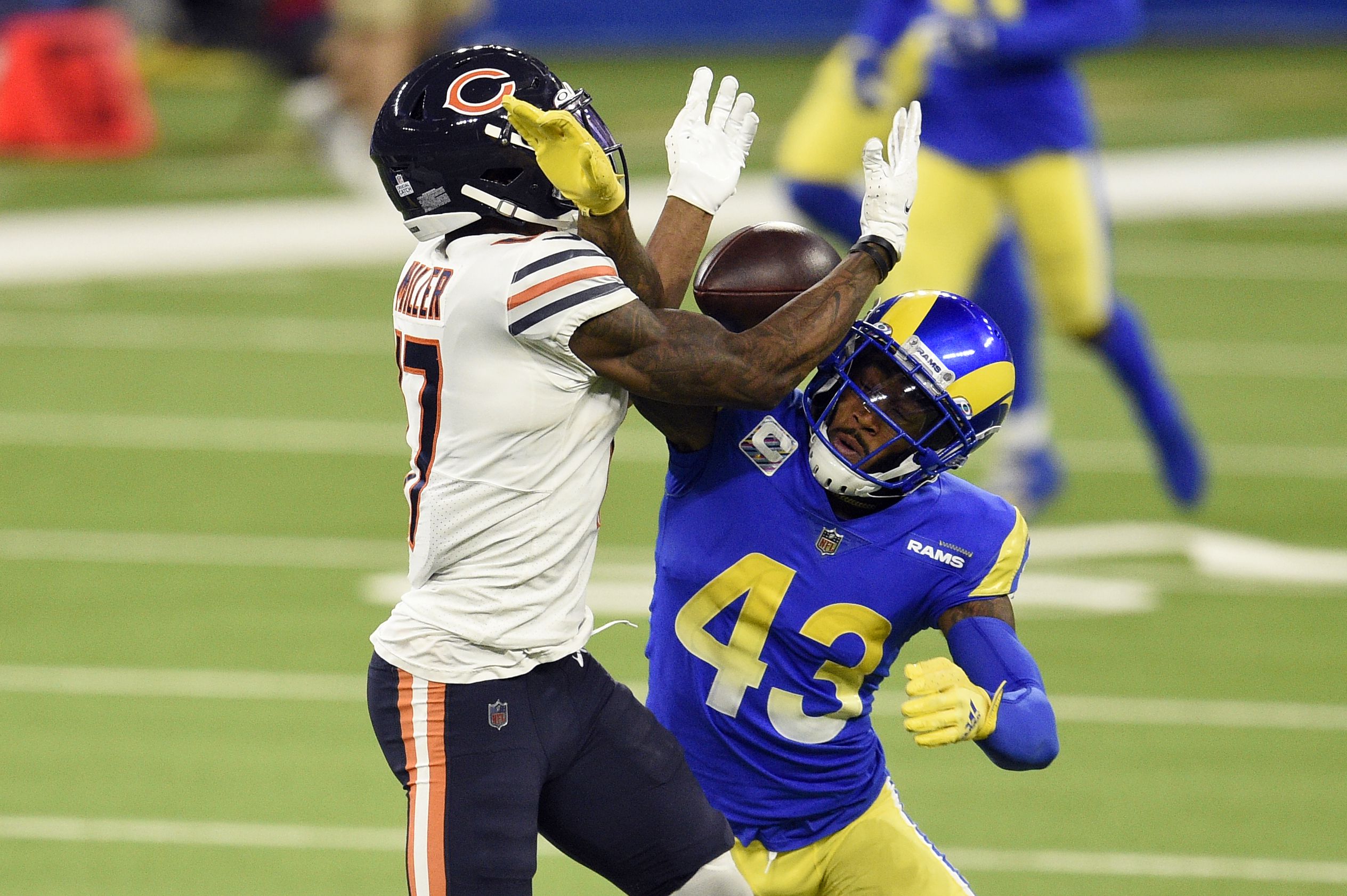 East Rutherford, New Jersey, USA. 6th Nov, 2017. Rams' safety John