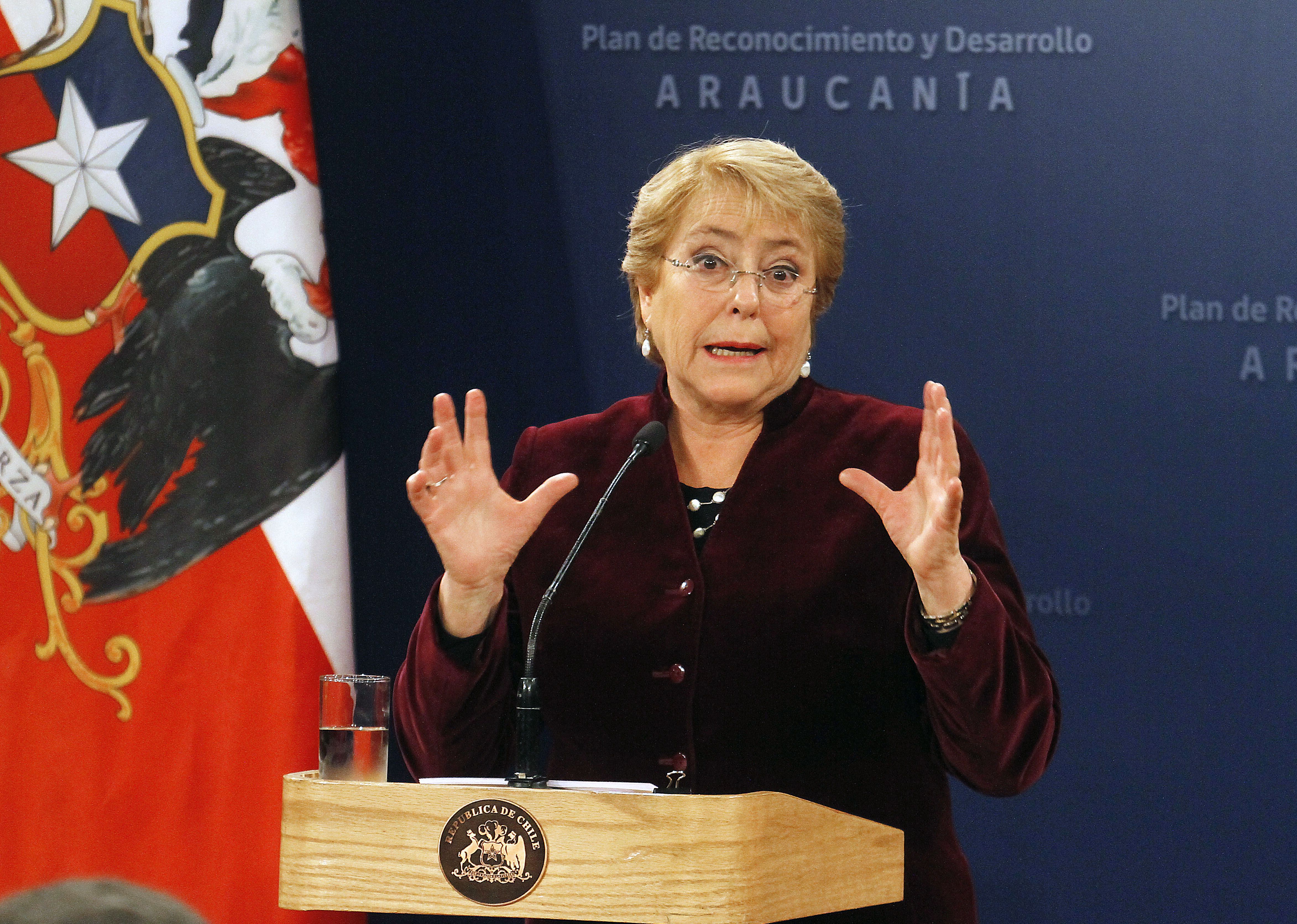 Michelle Bachelet anuncia Plan de Reconocimiento y Desarrollo Araucanía