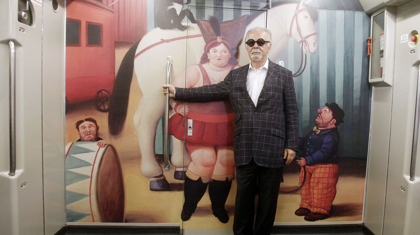 El arte de Fernando Botero ‘se sube’ al Metro de Medellín