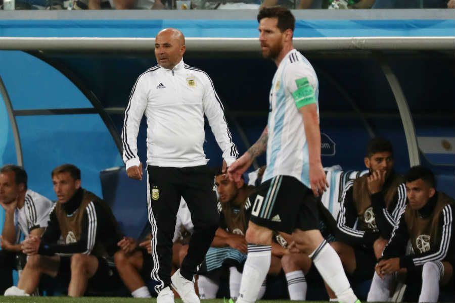 messi sampaoli