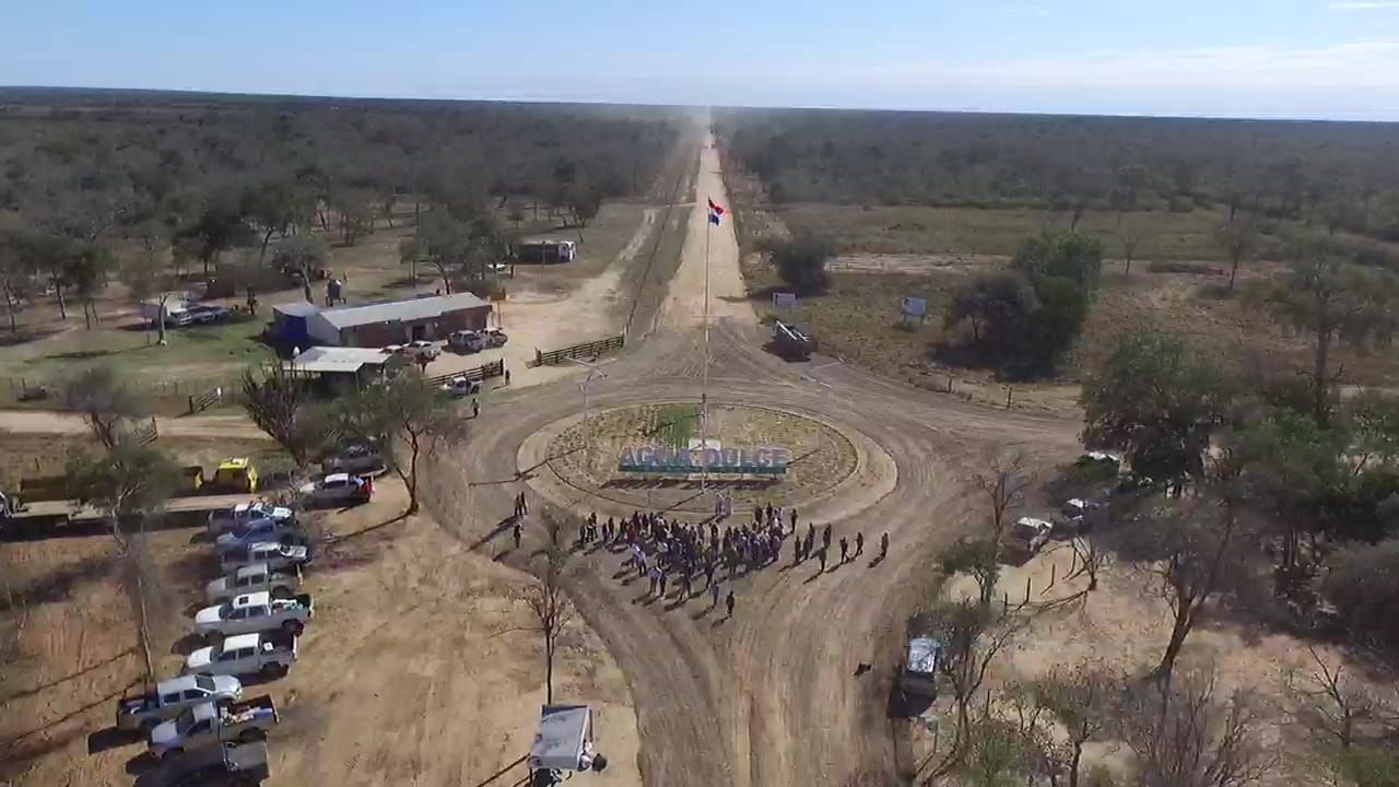 La Naci n Inauguran rotonda con iluminaci n Led Solar en Agua