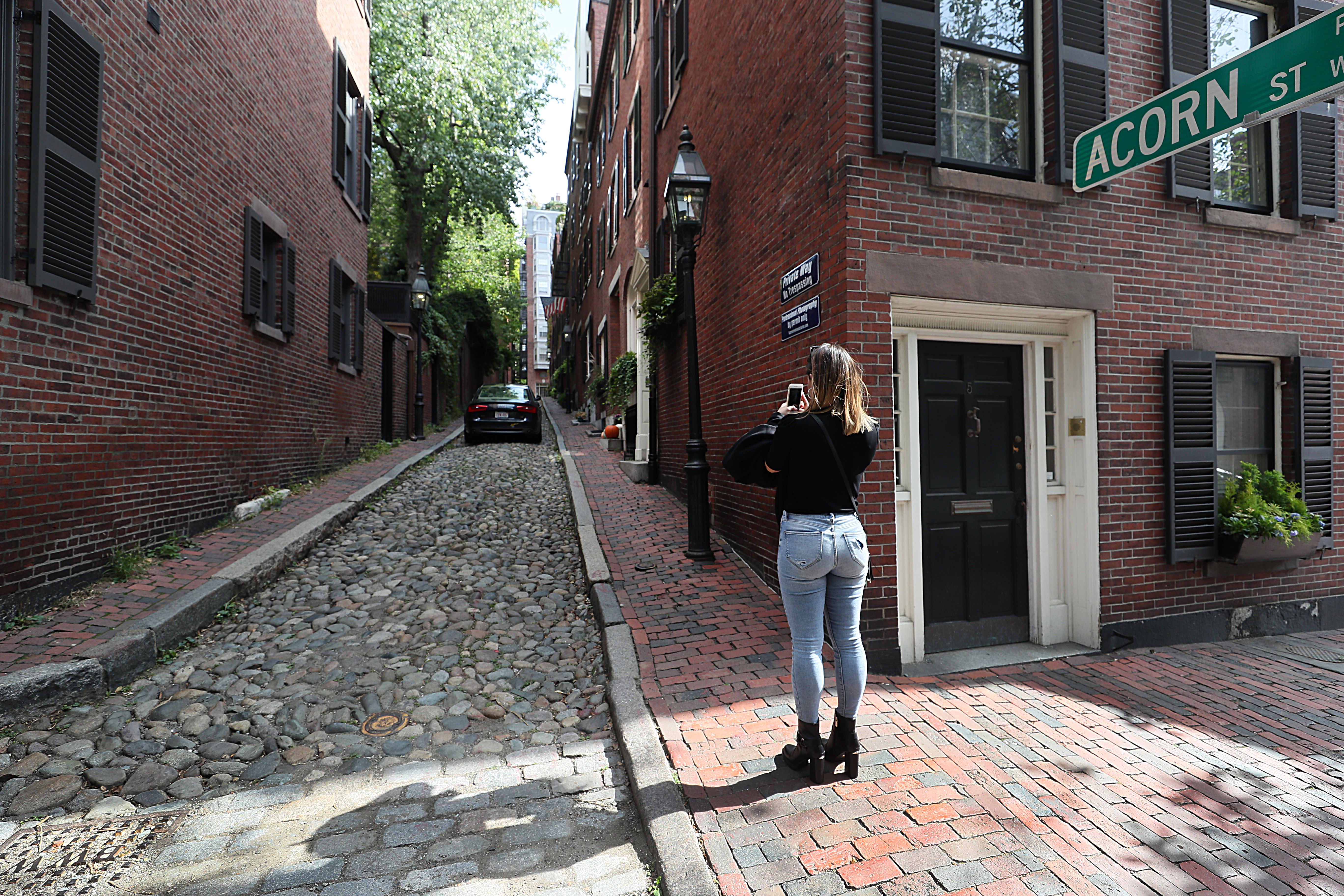 Acorn Street, Beacon Hill & Boston Common, Boston