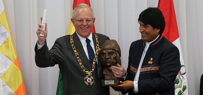 Kuczynski Evo Morales