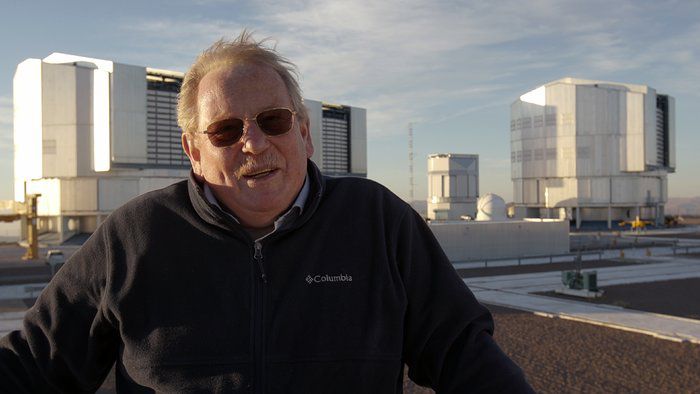 El Nobel Reinhard Genzel en el observatorio Paranal, en Chile.