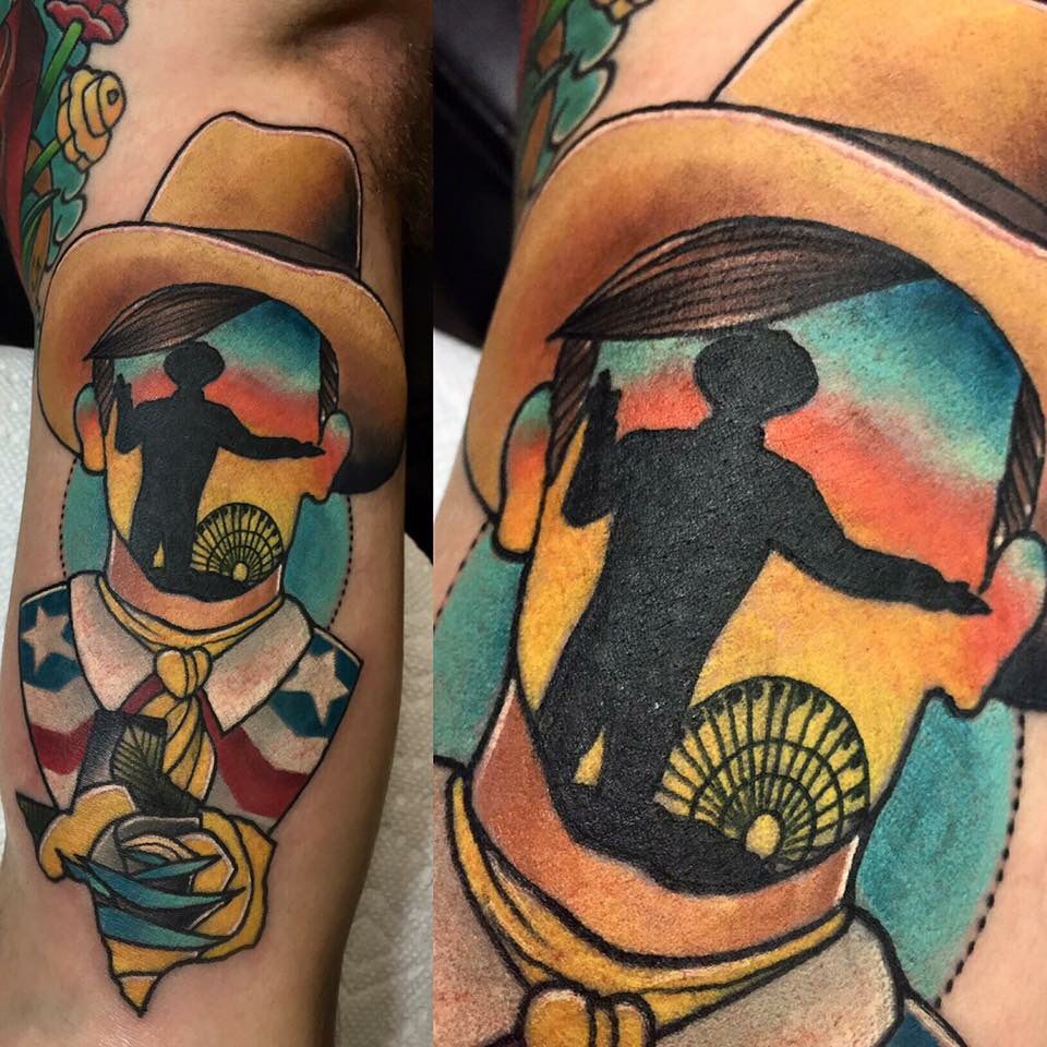 You can't get much more Texas than these tattoos