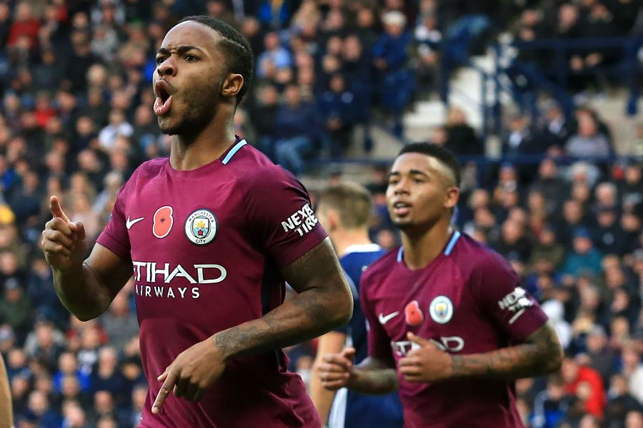 Gabriel Jesús y Raheem Sterling