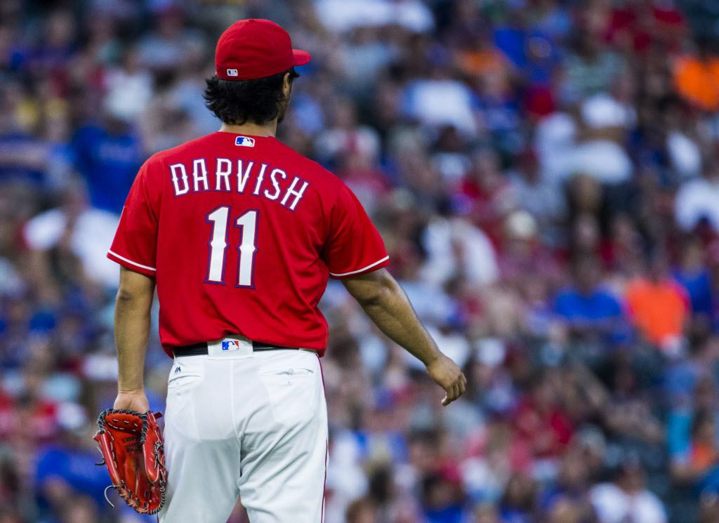 Rangers introduce Darvish with No. 11 jersey