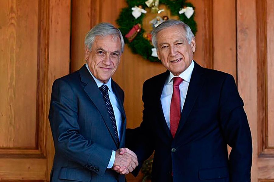 Heraldo Muñoz y Sebastián Piñera