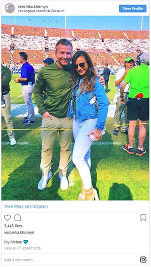 What to know about Sean McVay, girlfriend Veronika Khomyn