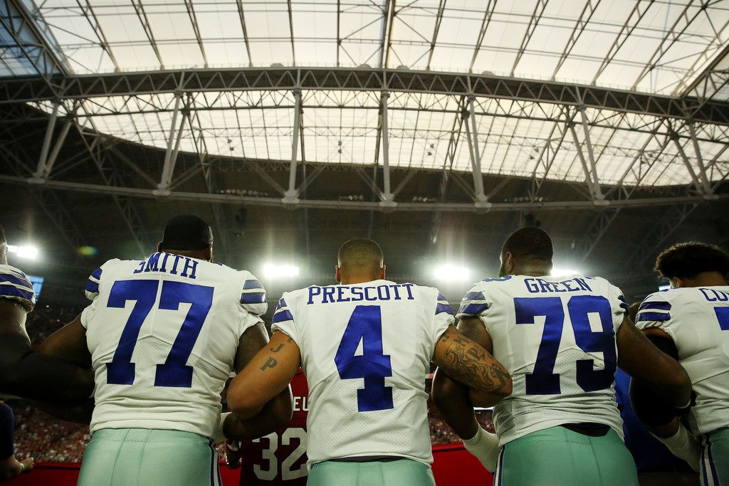 Nearly entire Raiders team sits or kneels for National Anthem in Washington  - Silver And Black Pride