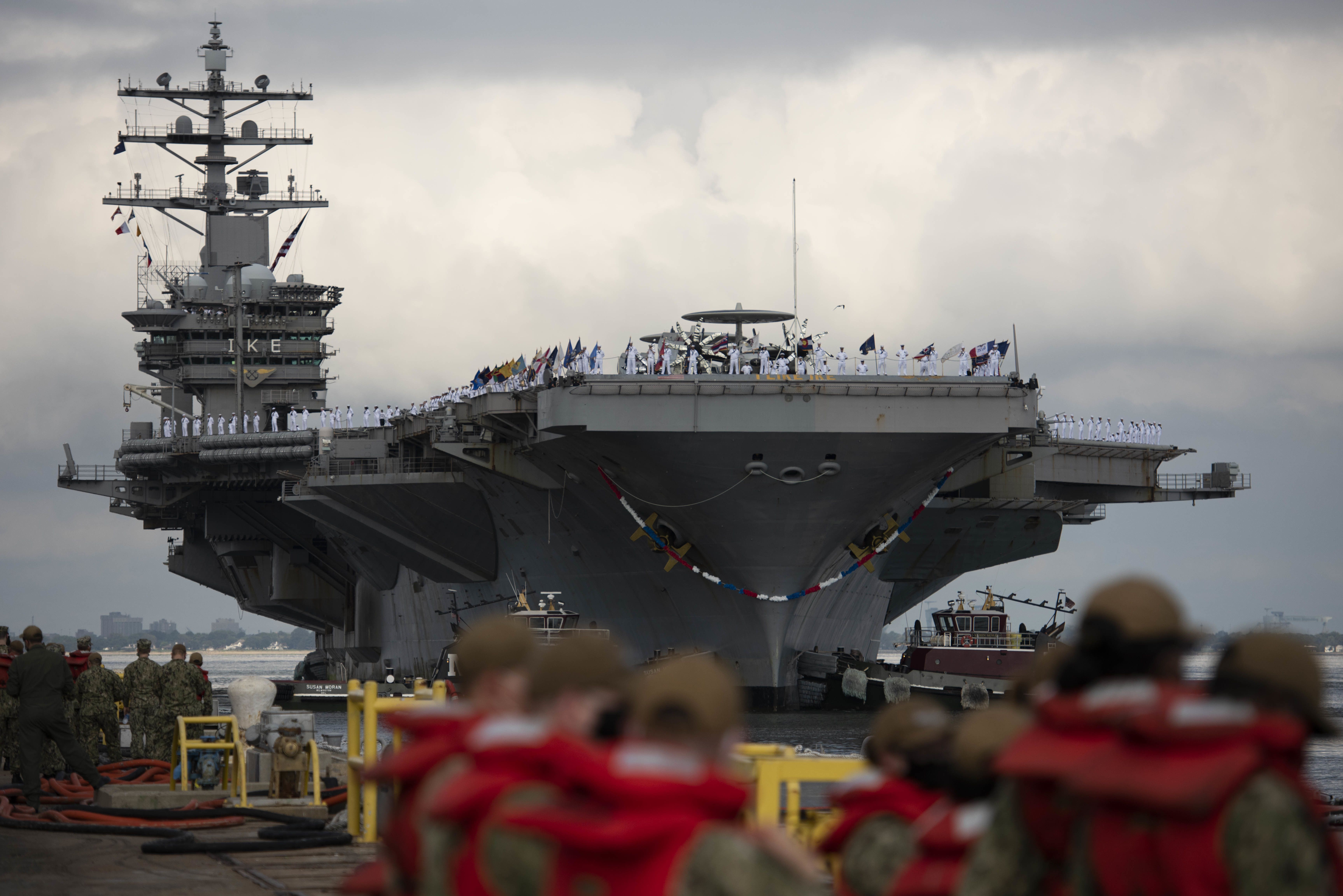 Uss Eisenhower Deployment Schedule 2022 After A Grueling Deployment, The Carrier Eisenhower Gets Set For A Dubious  'Double Pump'