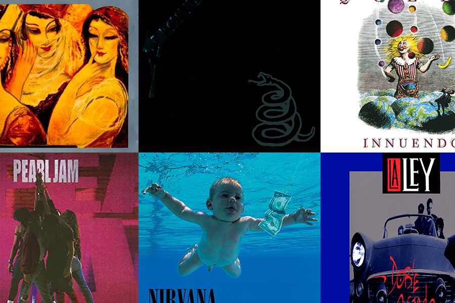 Los Tres Metallica Queen Pearl Jam Nirvana La Ley