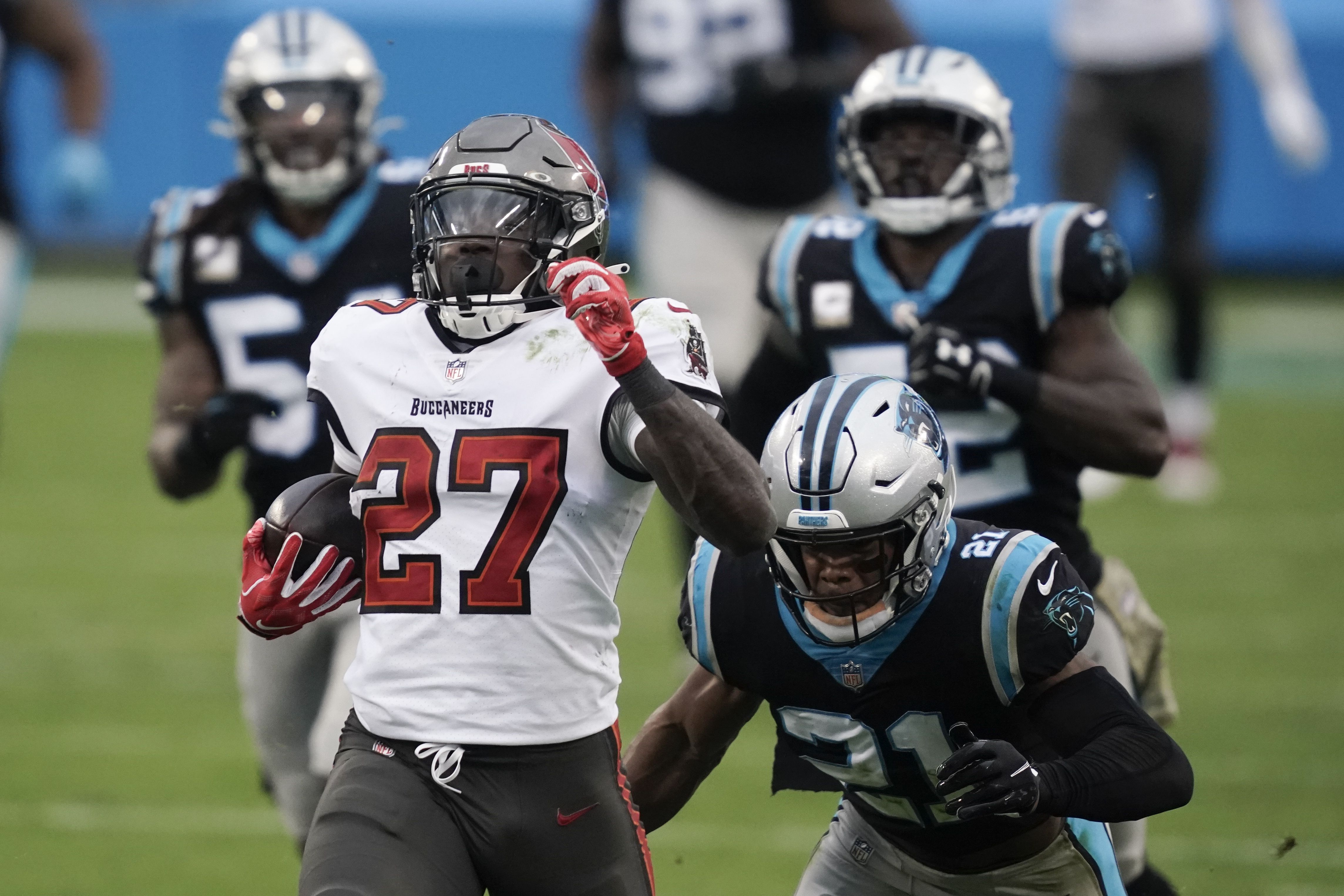 Tampa Bay Buccaneers 46-23 Carolina Panthers: Ronald Jones runs to  career-best figures, NFL News