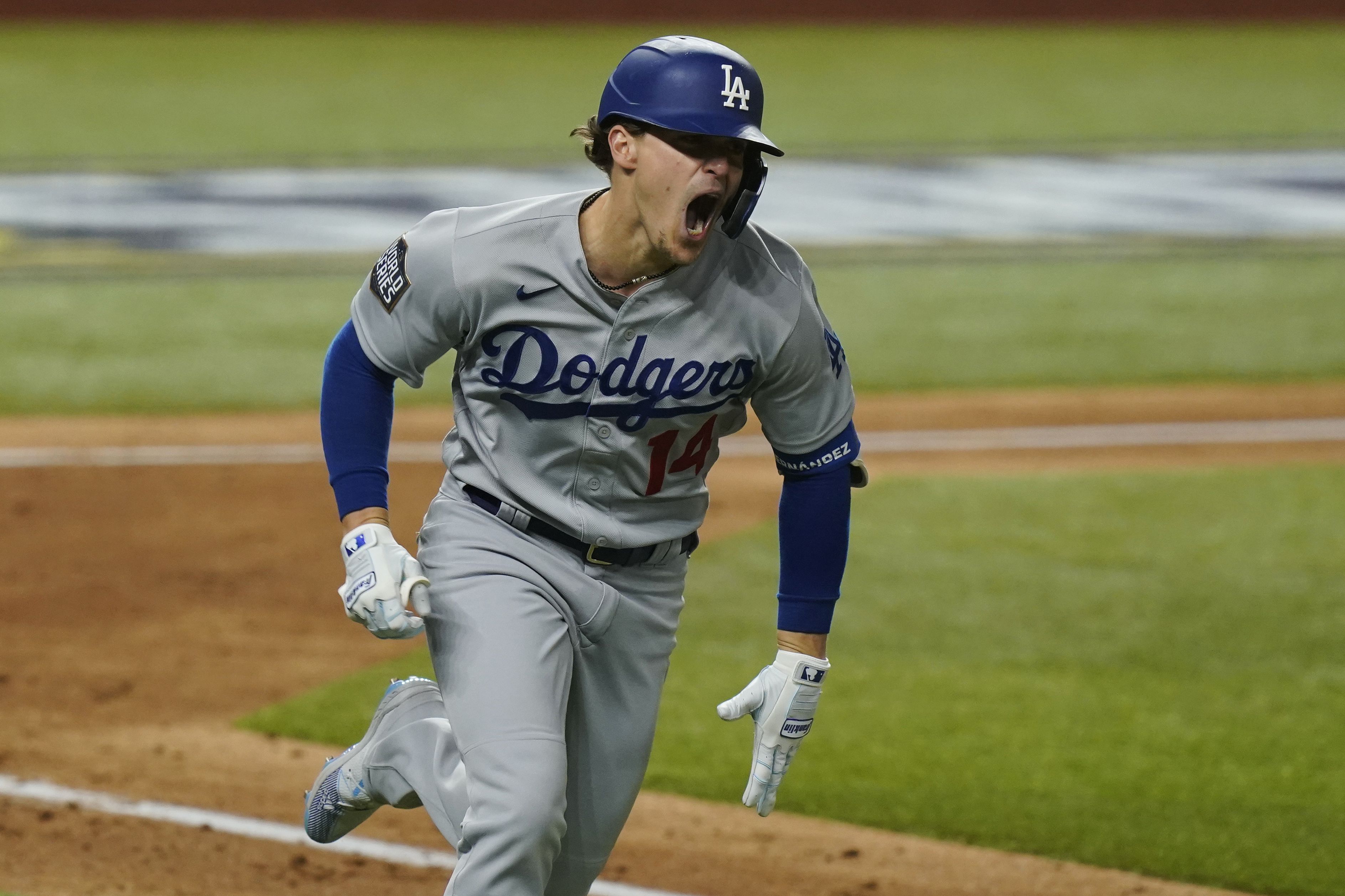 Men's Los Angeles Dodgers Enrique Hernandez 14 2020 World Series