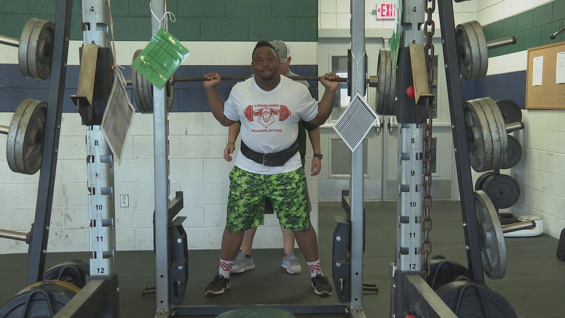 850 pounds! Rudder High School senior breaks state squat record