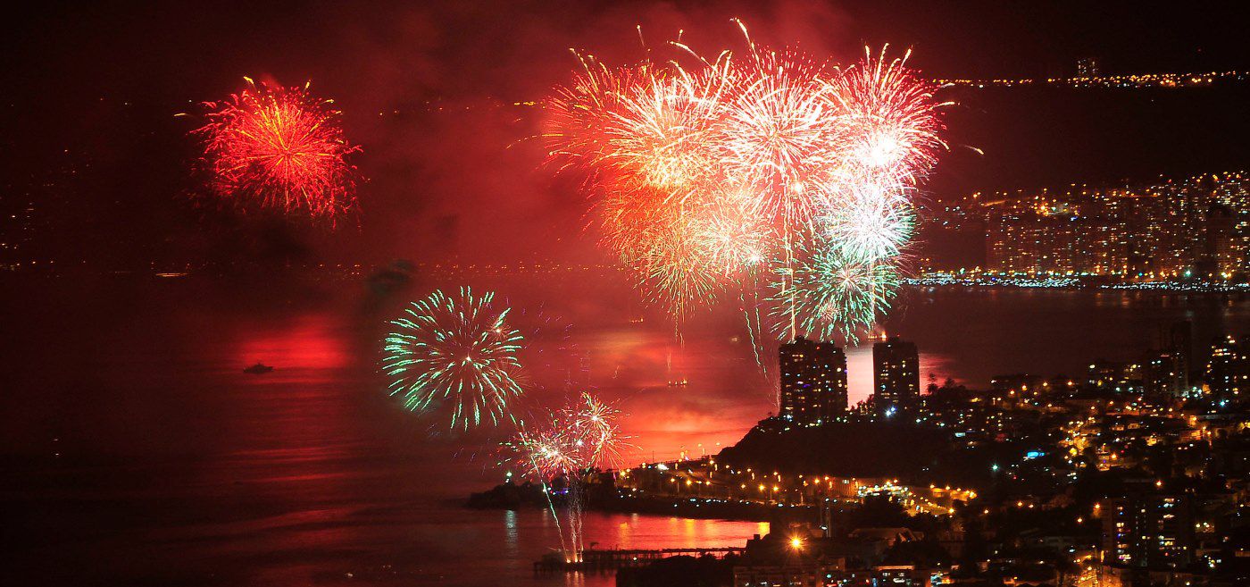 Fuegos Artificiales en Valparaíso 2015