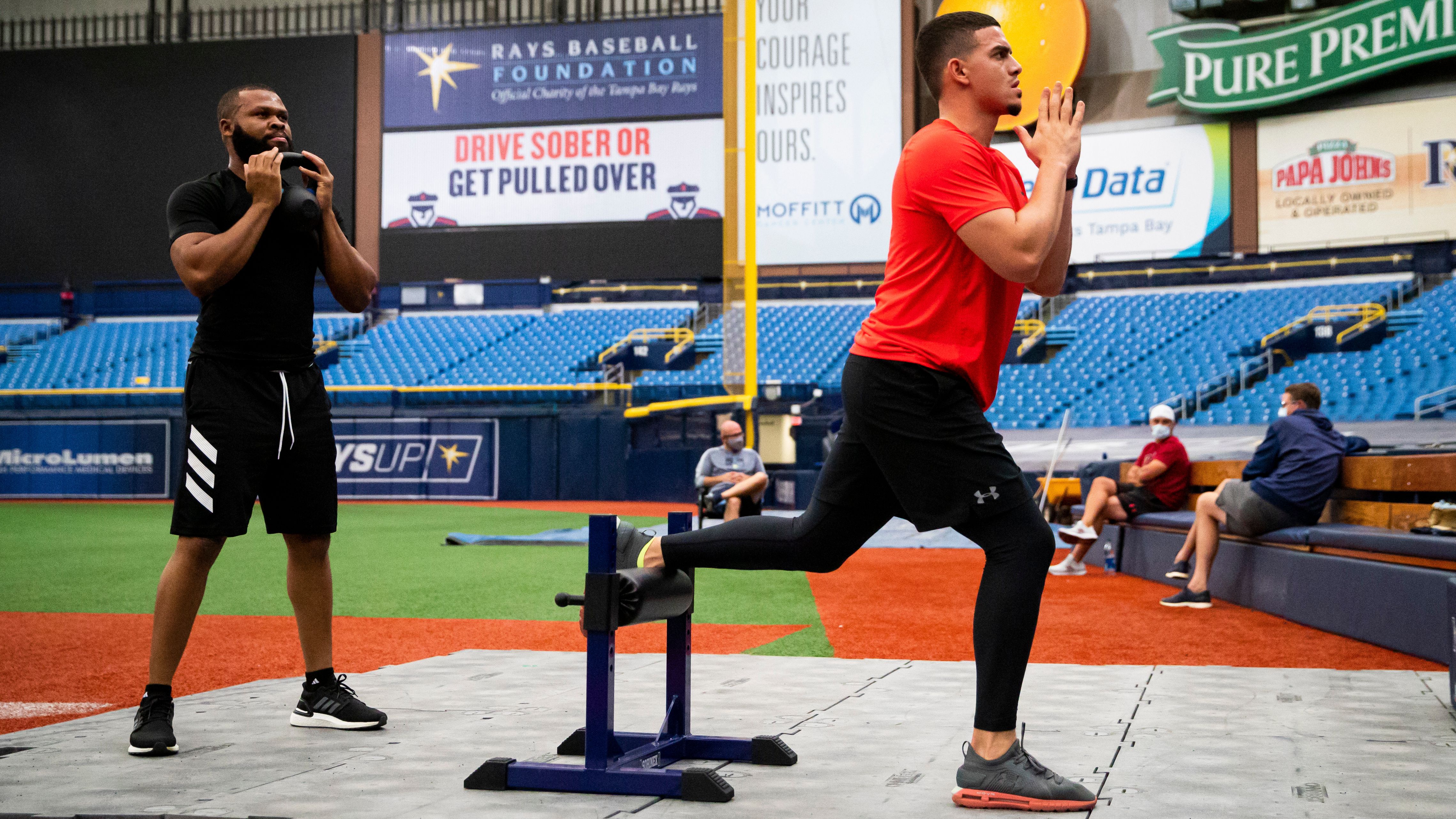 Rays' Josh Lowe, Rangers' Nathaniel set for Round 2 of family feud