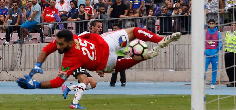 Johnny Herrera, gol Rivero, Superclásico