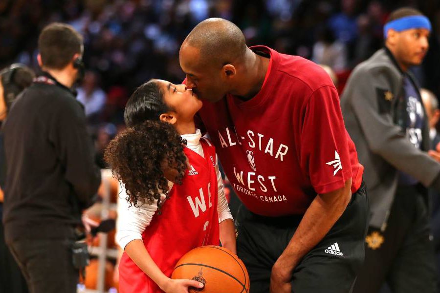 Mambacita y su padre Kobe Bryant