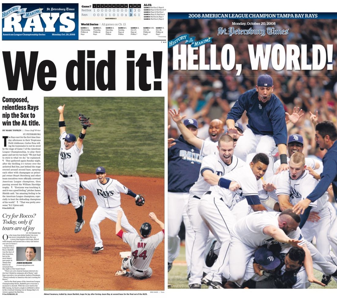 Greatest Rays moment: Game 7 in 2008 or Game 162 in 2011? We asked.