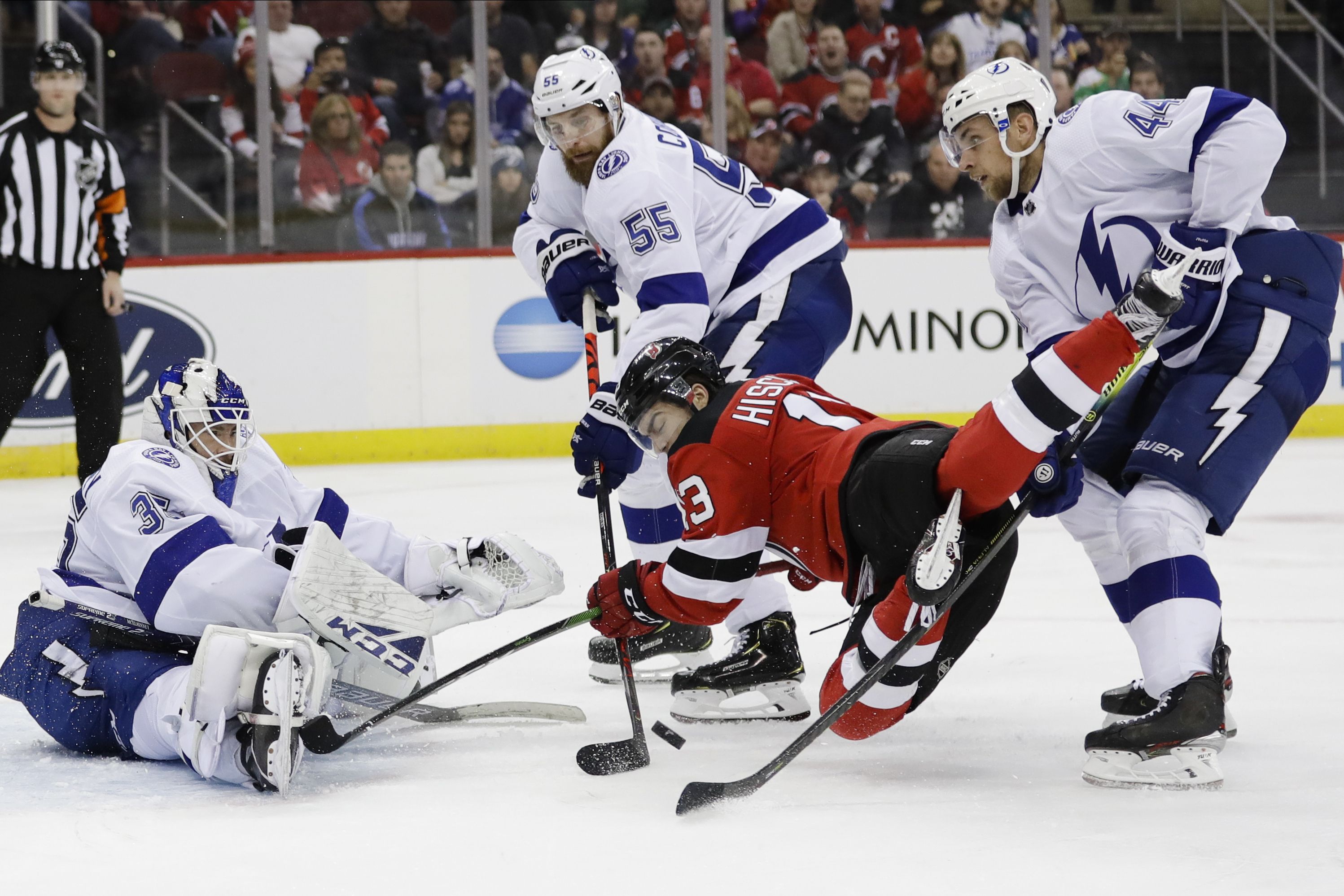 Alex Killorn scores twice, Lightning beat Devils 5-3 in Game 2