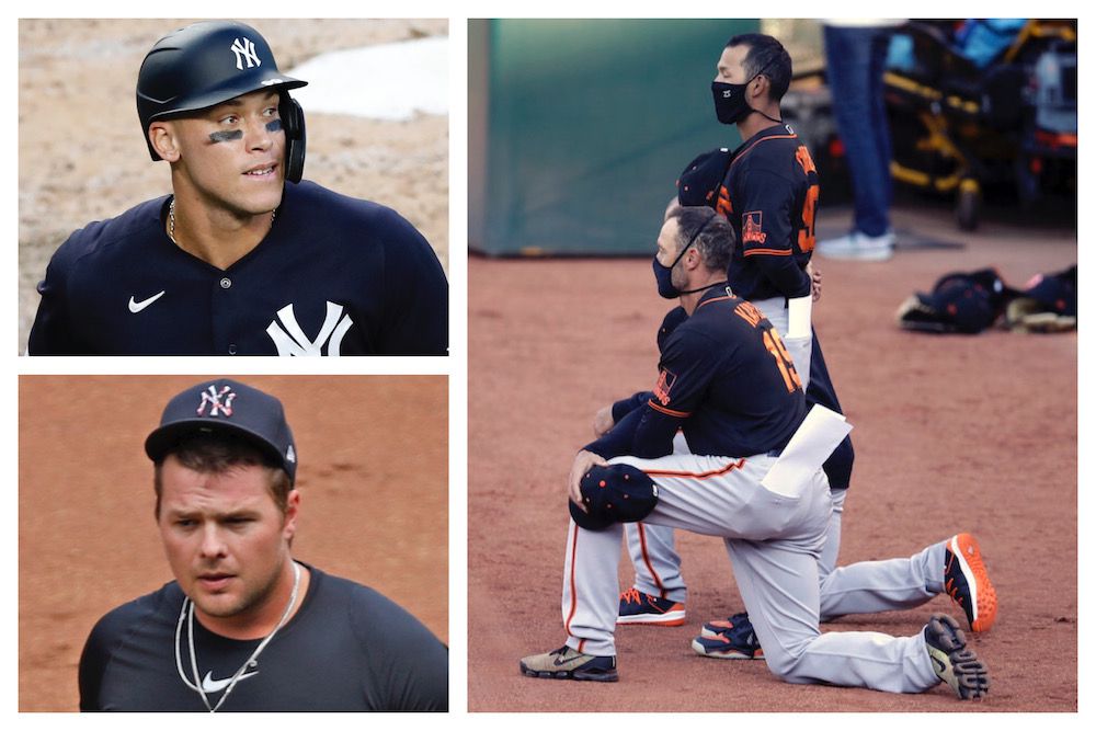 Yankees and Nationals Kneel for Opening Day National Anthem to