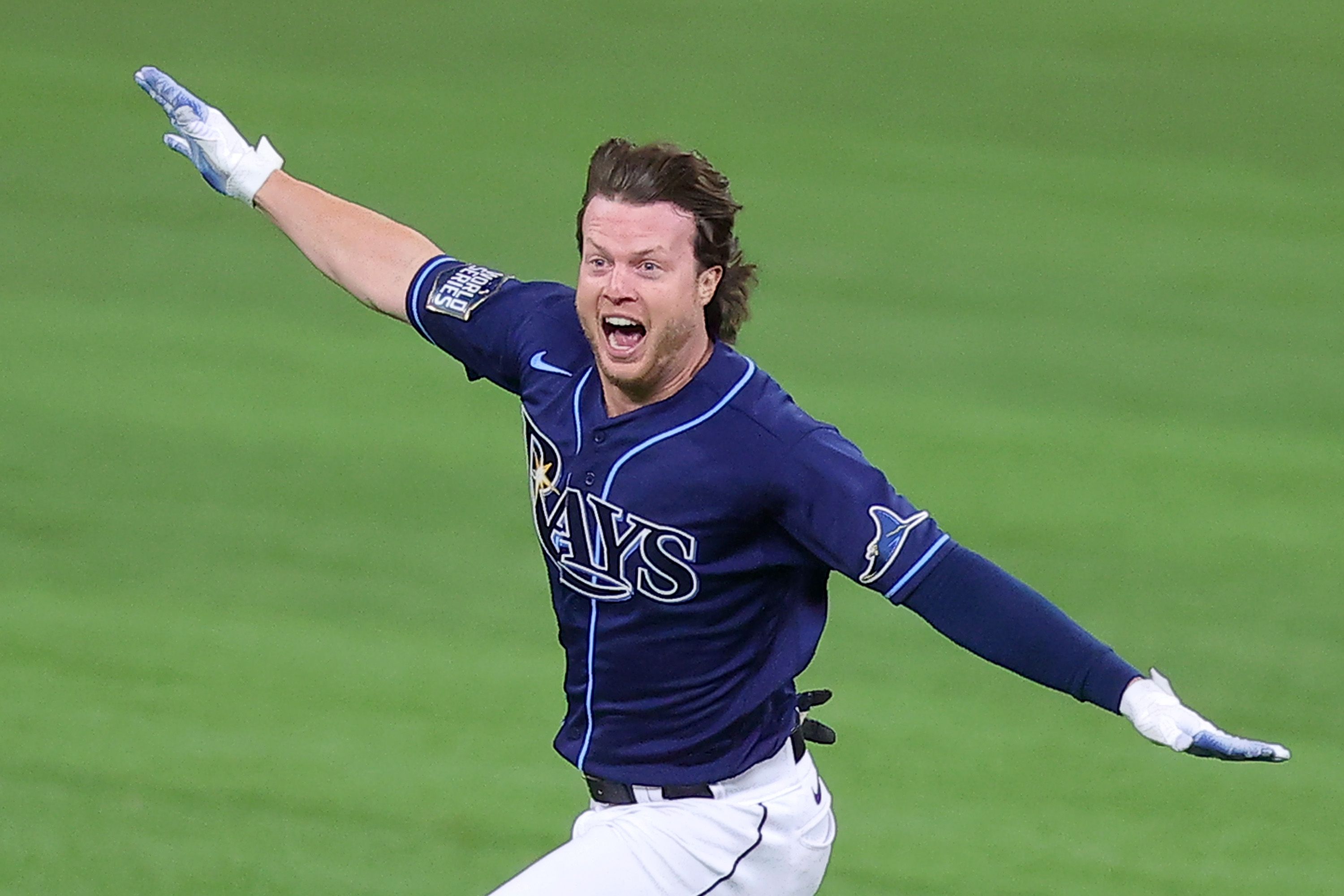 How Brett Phillips, the last man on the Rays' roster, started the most  bizarre World Series ending you will ever see - The Boston Globe