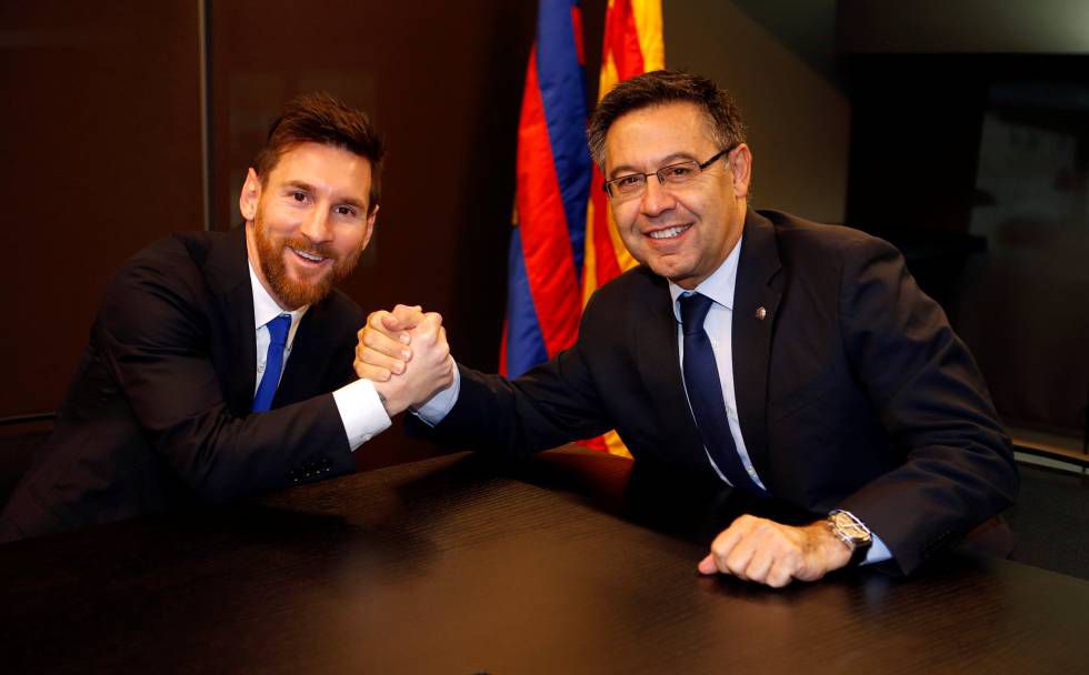 Bartomeu y Messi