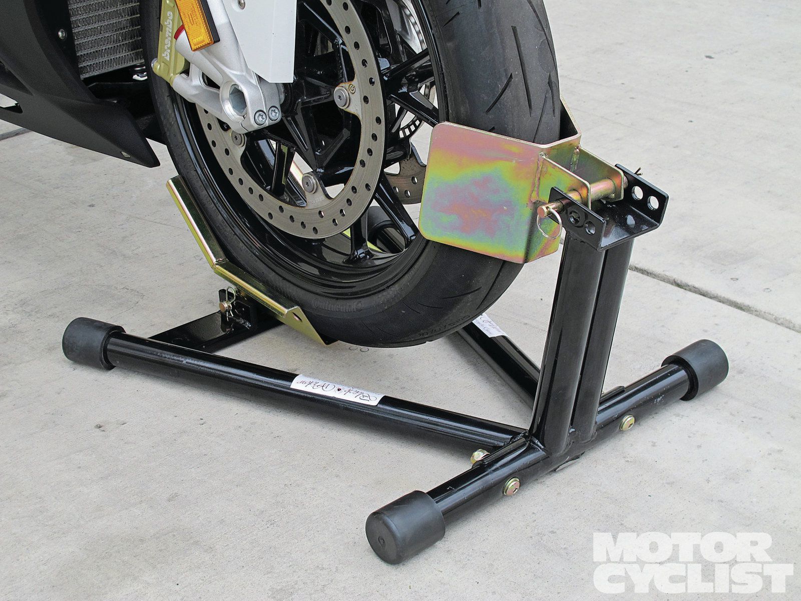 Black Widow 3.5 Removable Dirt Bike Wheel Chock Kit 